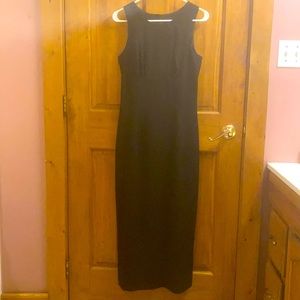 Women’s long black dress size 6 - new, never worn
